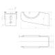 Mounting kit for NAVIN Calidum tubular radiators, white