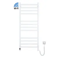 Електрична рушникосушарка NAVIN Авангард 480х1200 Sensor з Wi-Fi, правобічна з таймером, біла