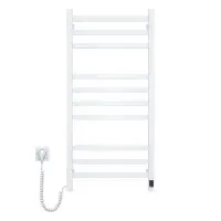 Рушникосушка Авангард 480х1000 Sensor лівобічна з таймером, біла