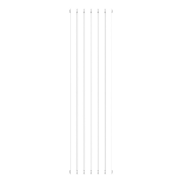 Vertical radiator NAVIN Largo Double 452х1800-6, white