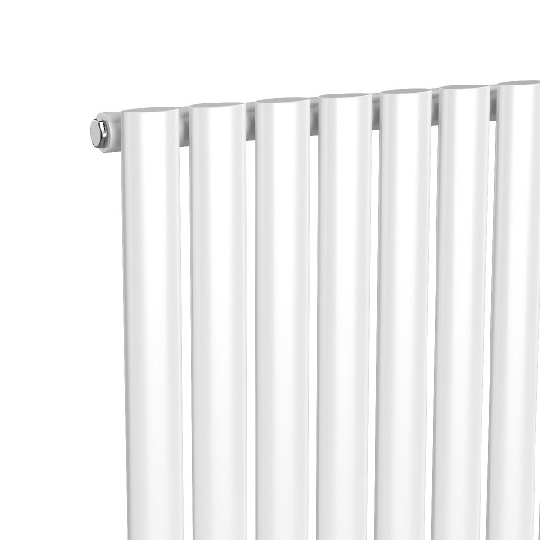 Vertical radiator Ellipse 480х1800-8, anticor, white