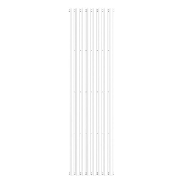 Vertical radiator Ellipse 480х1800-8, anticor, white