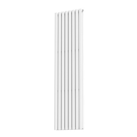 Vertical radiator Ellipse Double 480х1800-8, anticor, white