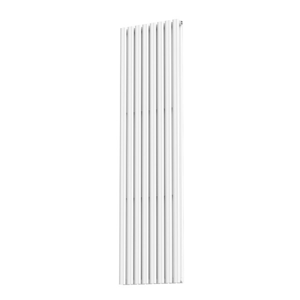 Vertical radiator Ellipse Double 480х1800-8, anticor, white