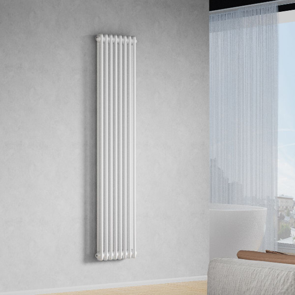 Vertical radiator NAVIN Ellipse 480x1800-8, white