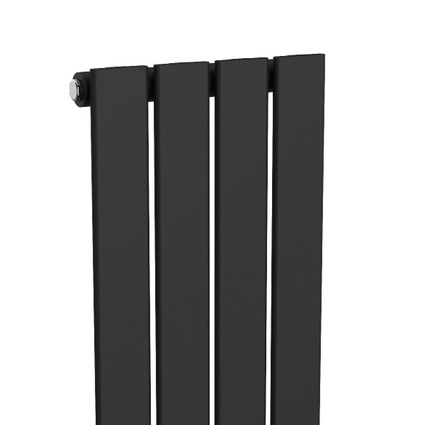 Vertical radiator NAVIN Largo 300x1200-4, black moire