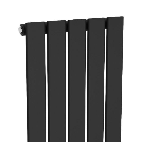 Vertical radiator NAVIN Largo 376х1200-5, black moire