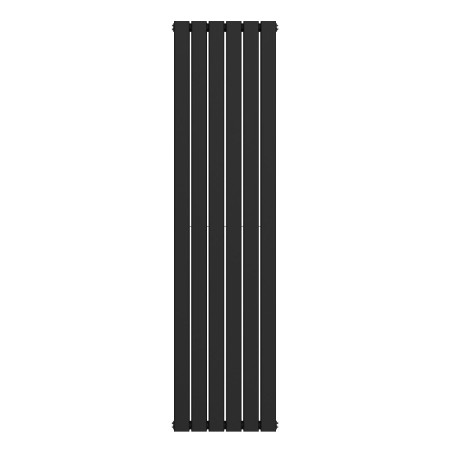 Vertical radiator Largo Double 452х1800-6, anticor, black moire