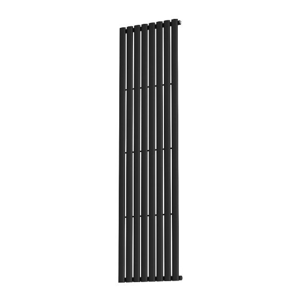 Vertical radiator Ellipse 480х1800-8, anticor, black moire