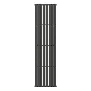 Вертикальний радіатор Ellipse 480х1800-8, anticor, чорний муар