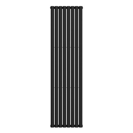 Vertical radiator Ellipse Double 480x1800-8, anticor, black moire