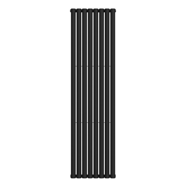 Vertical radiator Ellipse Double 480x1800-8, anticor, black moire