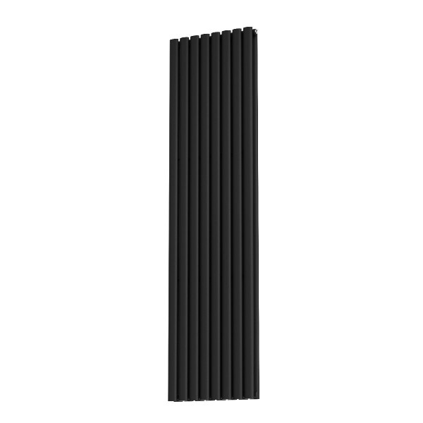 Vertical radiator Ellipse Double 480x1800-8, anticor, black moire