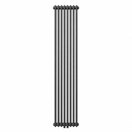 Вертикальный радиатор NAVIN Calidum 3-8 380x1800 (50 мм), anticor, черный муар