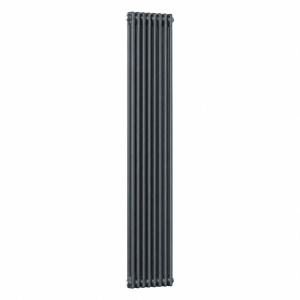 Вертикальний радіатор Calidum 2-8 380х1800, anticor, антрацит
