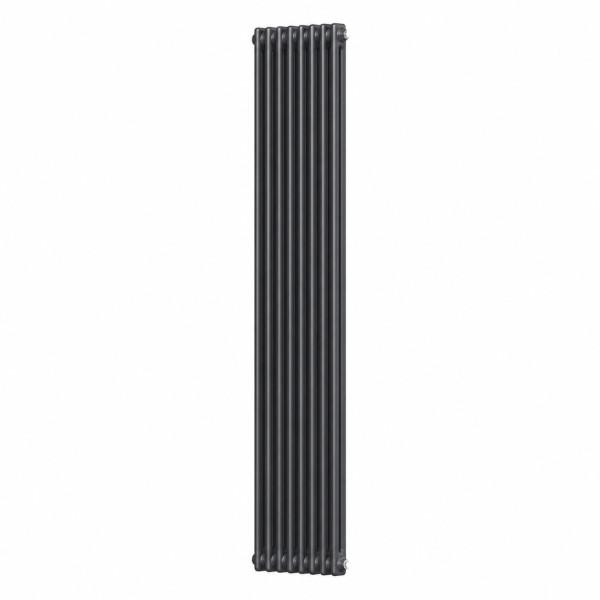 Вертикальний радіатор Calidum 2-8 380х1800, anticor, антрацит