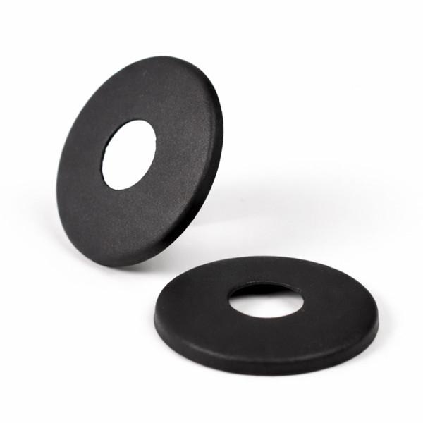 Декоративна маскувальна розетка NAVIN 22мм, комплект - 2шт, колір - чорний муар