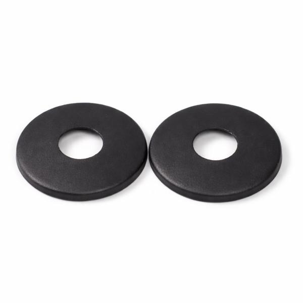 Декоративна маскувальна розетка NAVIN 22мм, комплект - 2шт, колір - чорний муар