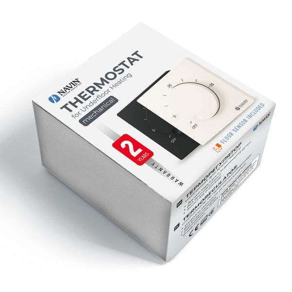 Комплект теплої підлоги кабель NAVIN HaloClear Basic 18/100 чорний