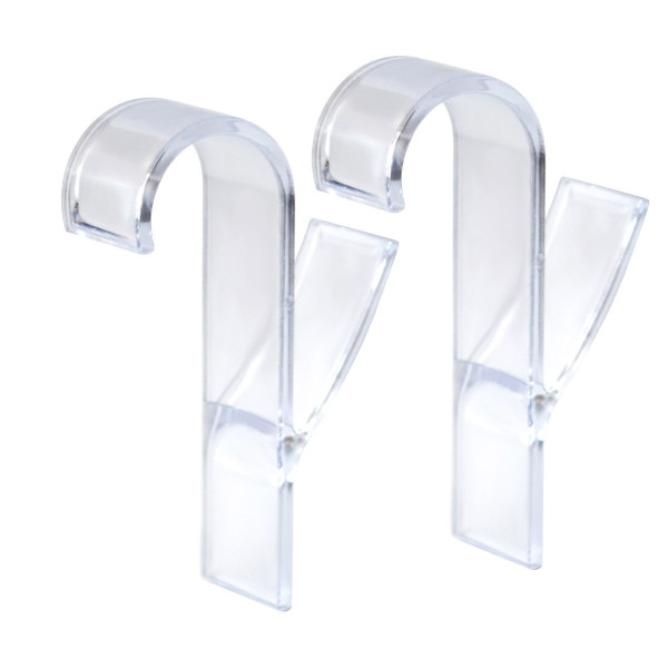 Гачок для рушникосушарки прозорий, комплект 2 шт.