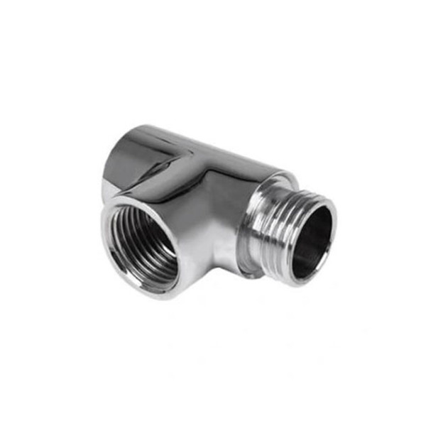 NAVIN tee for connecting a heating element, chrome-plated