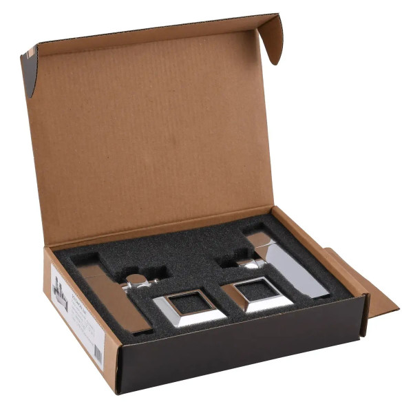 Кран кутовий подовжений Solomon CUBE CHROM 1/2"х1/2", 2шт.