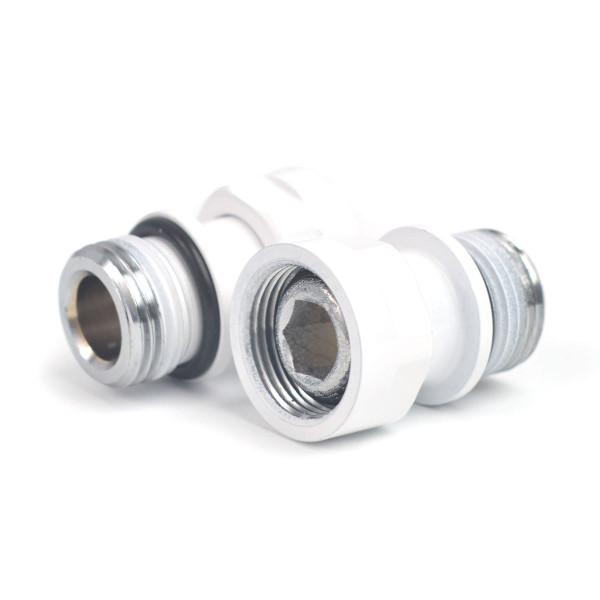 З'єднувач адаптер M22x1,5 x1/2, білий (2шт)