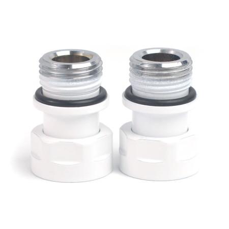 З'єднувач адаптер M22x1,5 x1/2, білий (2шт)