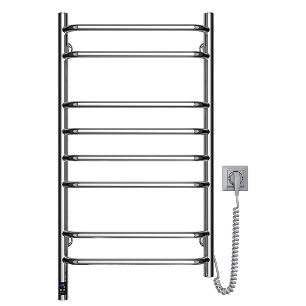 Electric heated towel rail NAVIN Blues 480x800 right sensor with timer