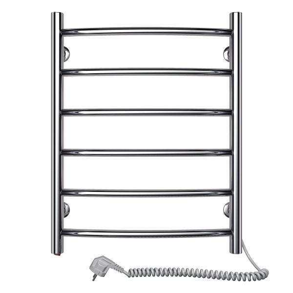 Electric heated towel rail NAVIN Camellia 480x600 right