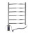 Heated towel rail Camellia 480x600 Sensor right with timer