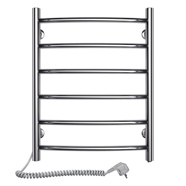 Electric heated towel rail NAVIN Camellia 480x600 left