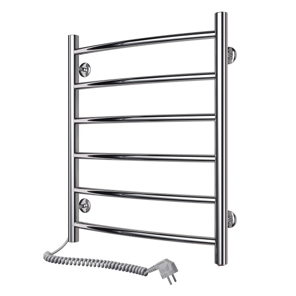 Electric heated towel rail NAVIN Camellia 480x600 left