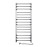 Electric heated towel rail made of stainless steel Navin Grandis 480x1200 Sensor right with timer, polished