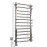 Electric heated towel rail Navin Grandis 480x1000 with heating element Sigma 300 W, left