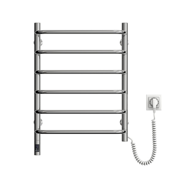 Electric heated towel rail NAVIN Symphony 480x600 right sensor with timer