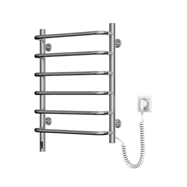 Electric heated towel rail NAVIN Symphony 480x600 right sensor with timer