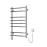 Heated towel rail Symphony 480x800 Sensor right with timer