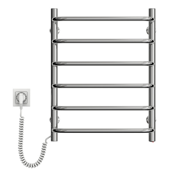 Electric heated towel rail NAVIN Symphony 480x600 left