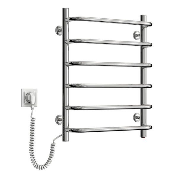 Electric heated towel rail NAVIN Symphony 480x600 left