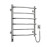 Heated towel rail Omega 530x600 Sensor right with timer