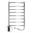 Heated towel rail Omega 530x800 Sensor right with timer