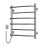 Heated towel rail Omega 530x600 left