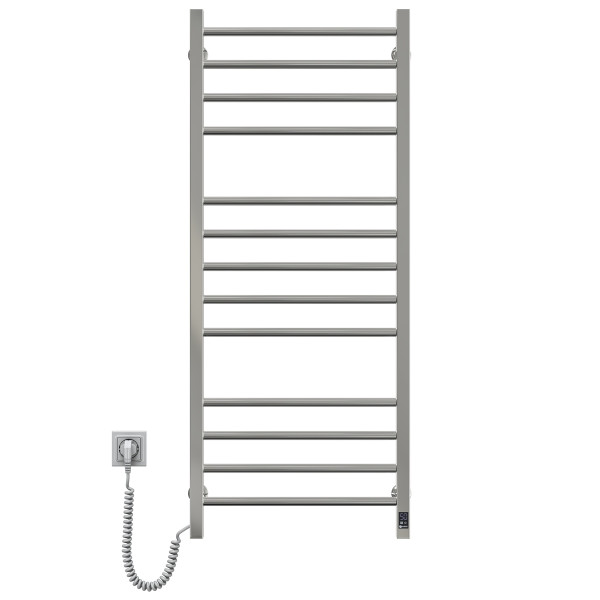 Electric heated towel rail NAVIN Classic Quadro 500x1200 Sensor left, timer