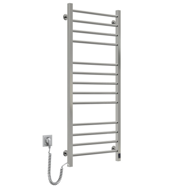 Electric heated towel rail NAVIN Classic Quadro 500x1200 Sensor left, timer