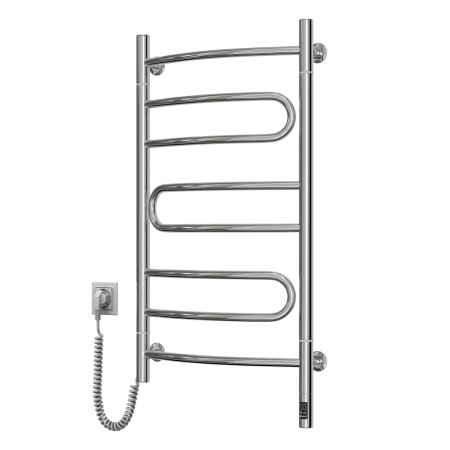 Heated towel rail Pirouette 480x800 Sensor left rotating with timer