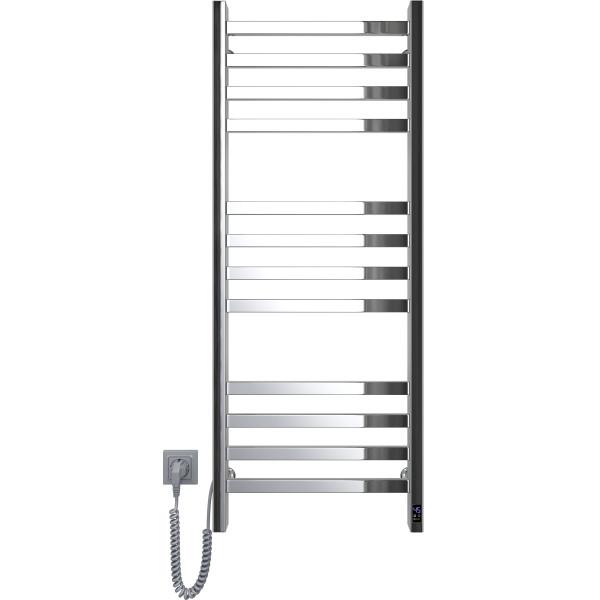 Электрическая полотенцесушитель из нержавеющей стали NAVIN Авангард 480х1200 Sensor с Wi-Fi, левосторонний
