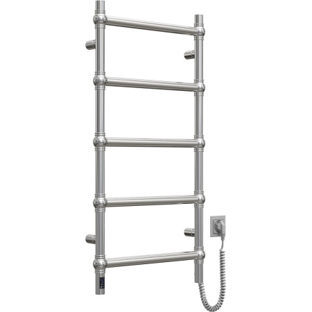 Electric stainless steel heated towel rail Retro 500x1000 Sensor, right