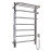 Stainless steel electric heated towel rail Navin Fortis 480x800 Sensor right