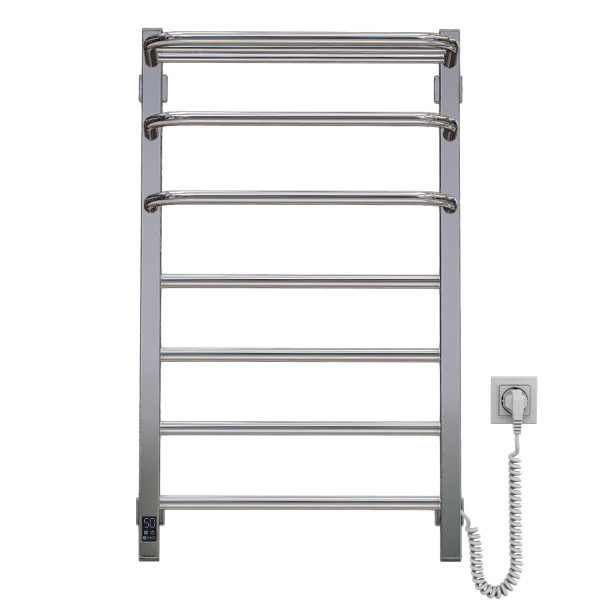 Electric heated towel rail Navin Fortis 480x800 Sensor, right, stainless steel